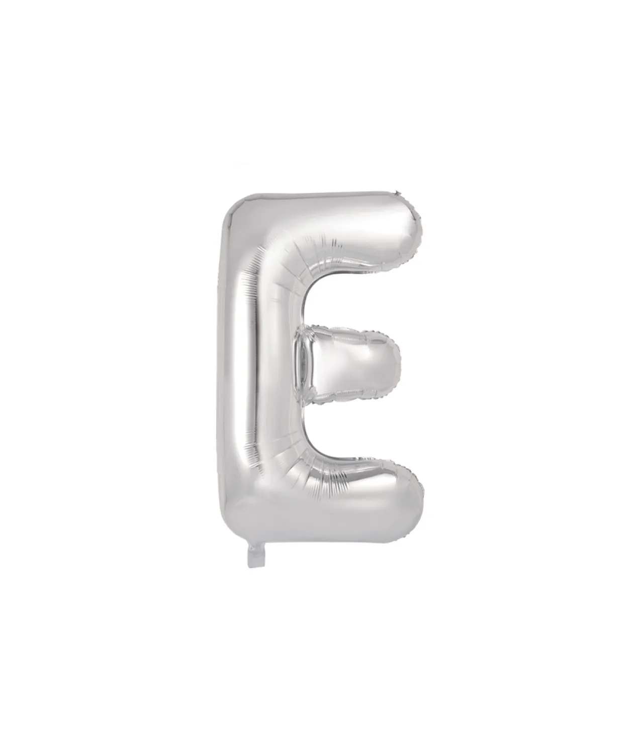 Silver Alphabet Foil Balloon Letter E