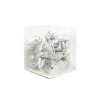 Silver Confetti Bulb Cool White Lights 1.65m