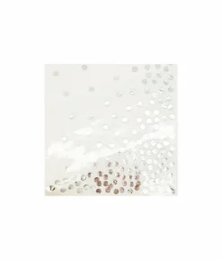 Silver Dots Large Napkins 20pc