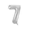 Silver Foil Number Balloon 7
