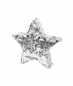 Silver Foil Star Pinata