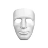 Silver Full Face Plastic Mask