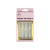 Silver Glitter Press On Nails 24pc