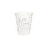 Silver Happy Birthday Paper Cups 20x9oz