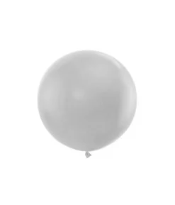 Silver Latex Balloon 36inch 1pc