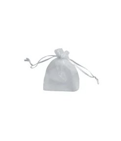 Silver Medium Organza Bags 12pc