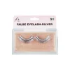 Silver Metallic False Eyelashes