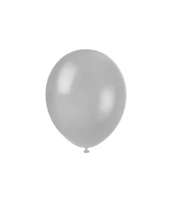 Silver Metallic Latex Balloons 12inch 50pk