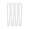 Silver Necklaces 4pk