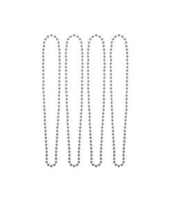 Silver Necklaces 4pk