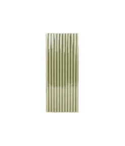 Silver Paper Straws 25pk