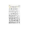 Silver Puffy Letter Stickers 48pc