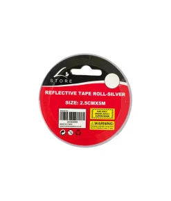 Silver Reflective Tape Roll 2.5cmx5m