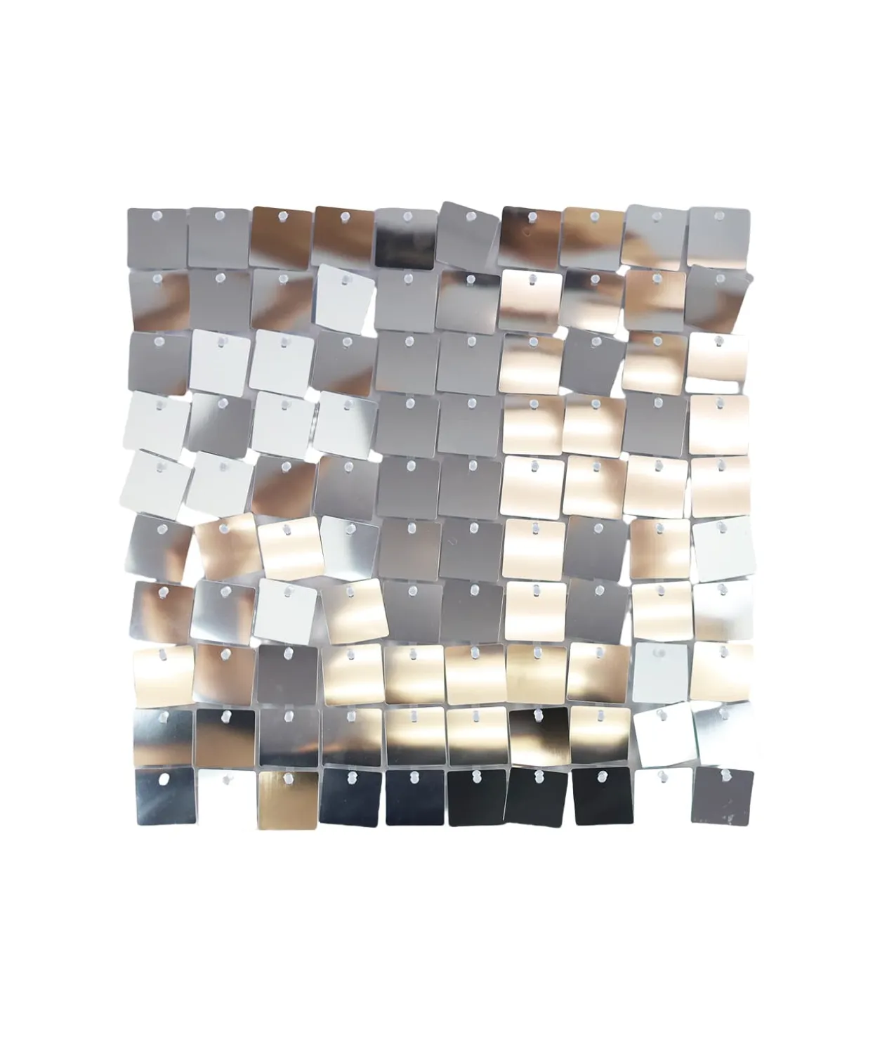 Silver Shimmer Wall Panels 6pc