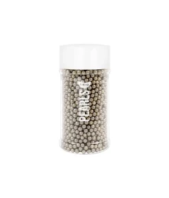 Silver Sugar Pearls 4mm 80g