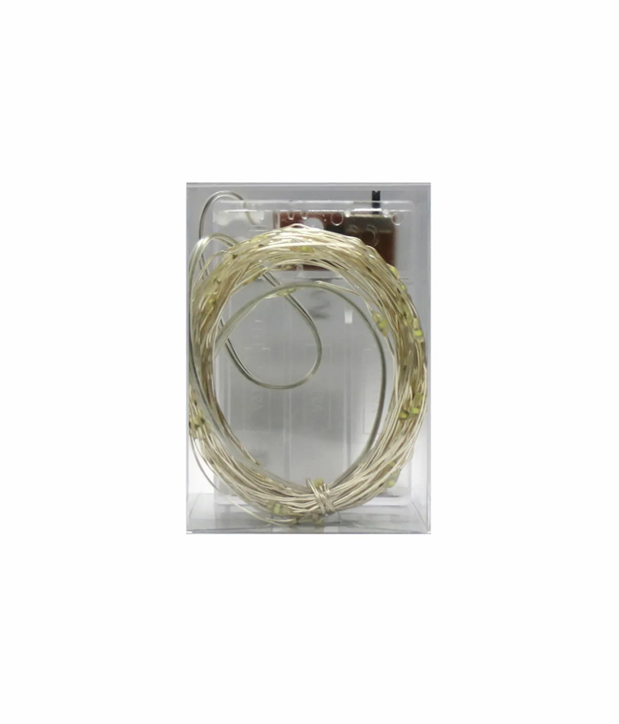 Silver Wire Cool White Seed Lights 100 LED
