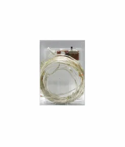 Silver Wire Multi Colour Seed Lights 100 LED