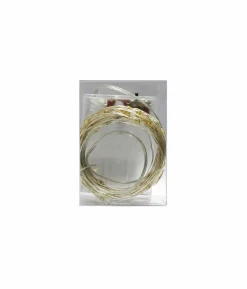 Silver Wire Warm White Seed Lights 100 LED