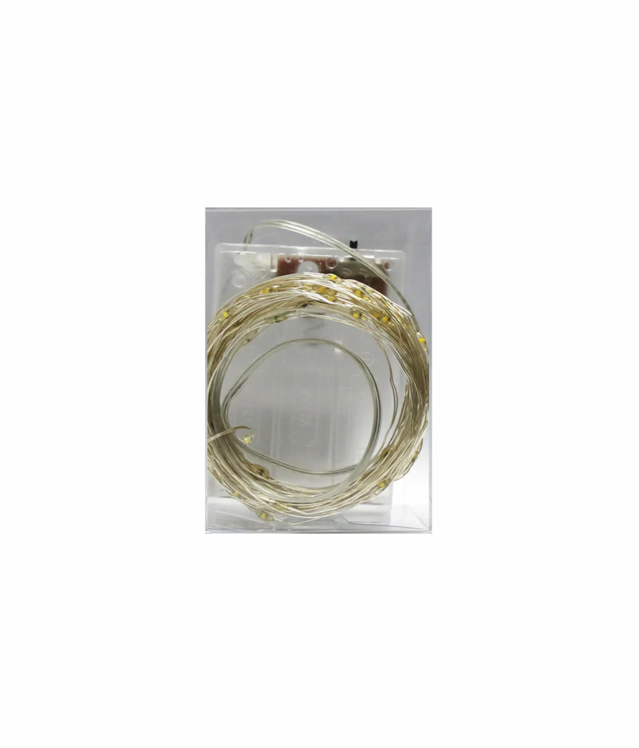 Silver Wire Warm White Seed Lights 100 LED