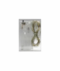 Silver Wire Warm White Seed Lights 30 LED
