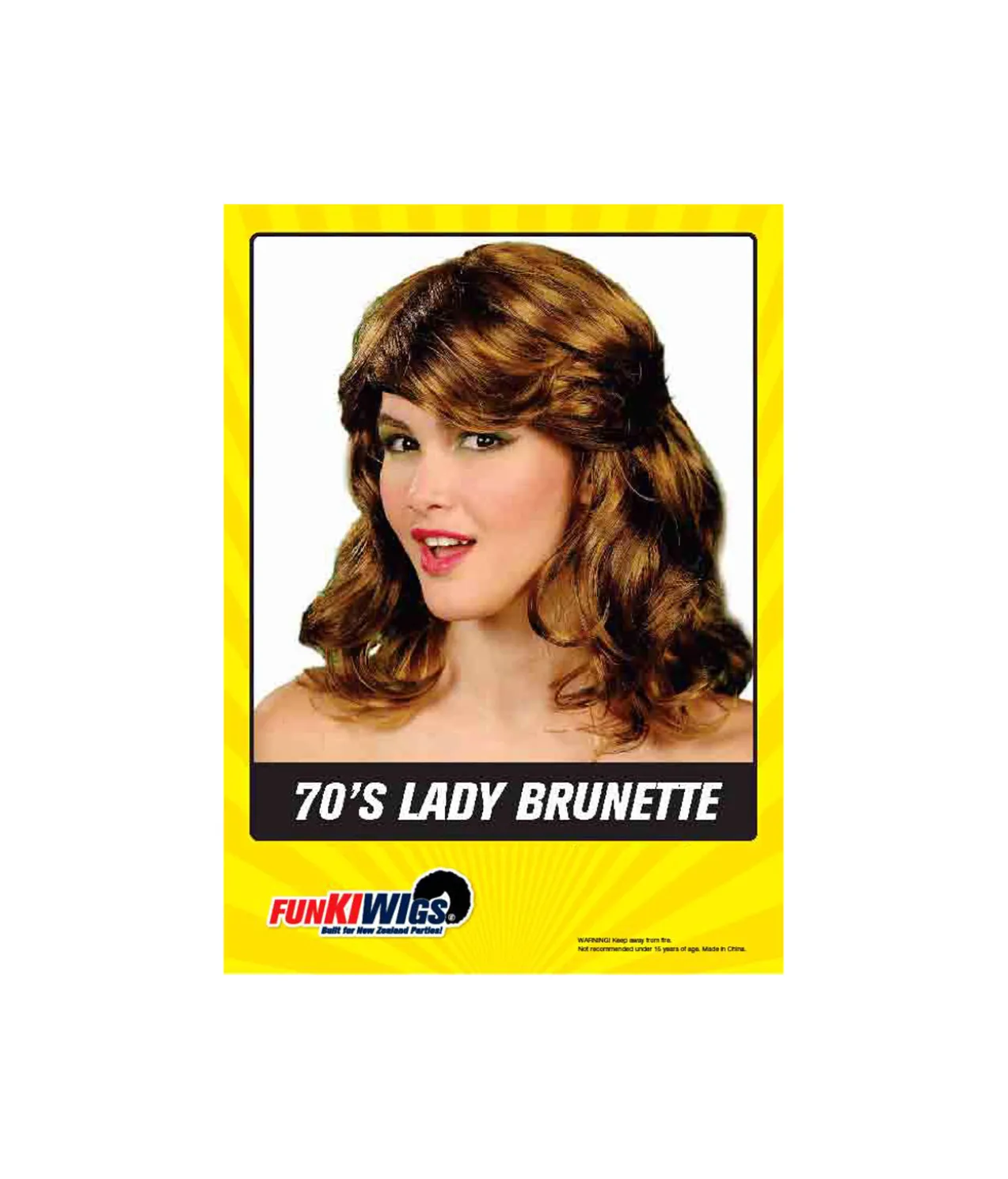 70’S Lady Brunette Wig