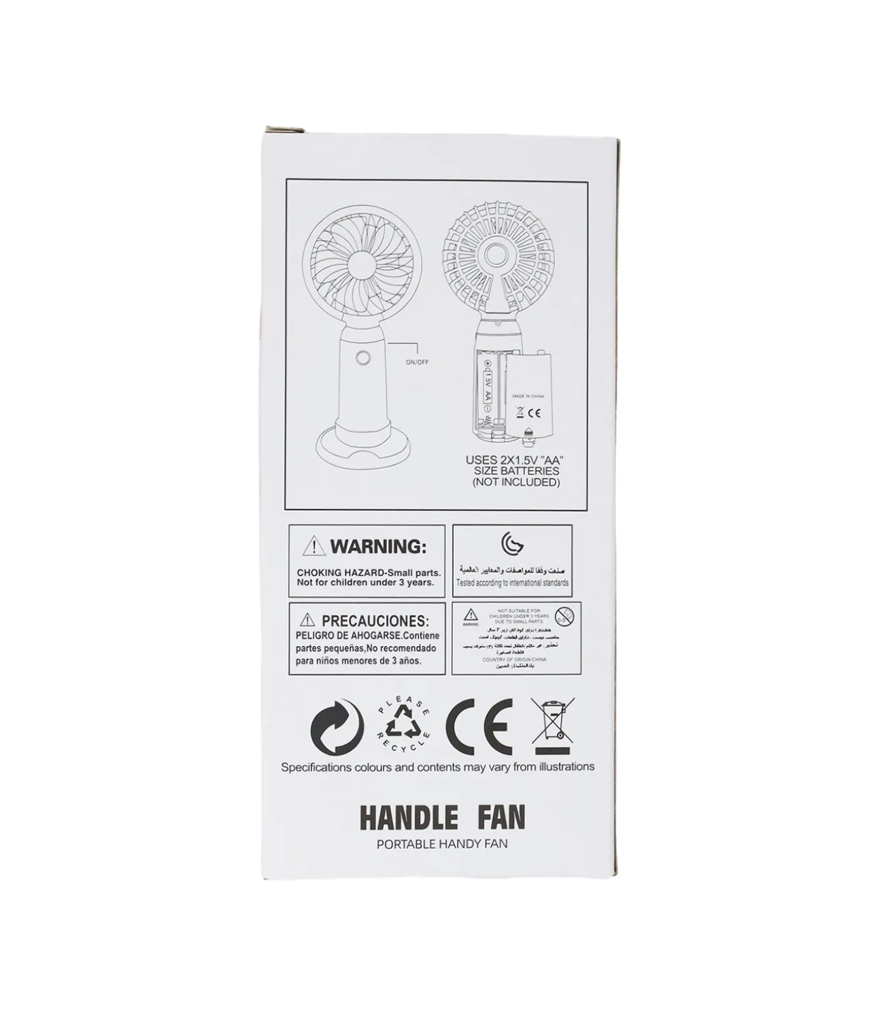 Small Handheld Portable Fan
