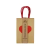 Small Heart Printed Paper Bags 4pc