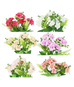 Small Horn Rose Bundle 33cm Assorted