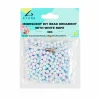 Small Iridescent Pearl DIY Bead Ornament With White Rope 30g