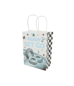 Small Race Printed Paper Bags 4pc