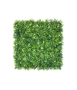 Small White Flowers Artificial Leaf Mat 50cm