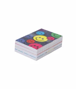 Smiling Face Note Pad 60 Sheets 4Pc 6.5×9.5cm