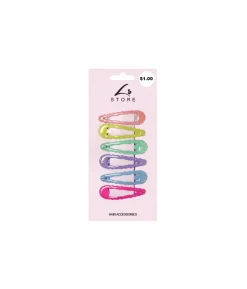 Snap Clip Hair Set 6pc