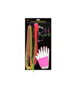 80’s Neon Dress Up Kit 10pc