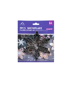 Snowflake Cookie Cutters 5pc