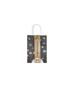Spaceman Printed Small Paper Bags 21cm 4pk