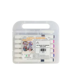 Speed Racer Brush Tip Acrylic Markers 13.6cm 12 colors Assorted