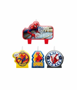 Spider-Man Webbed Wonder Birthday Candle Set
