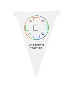 Sports String Flags 12pc 19 x 28cm