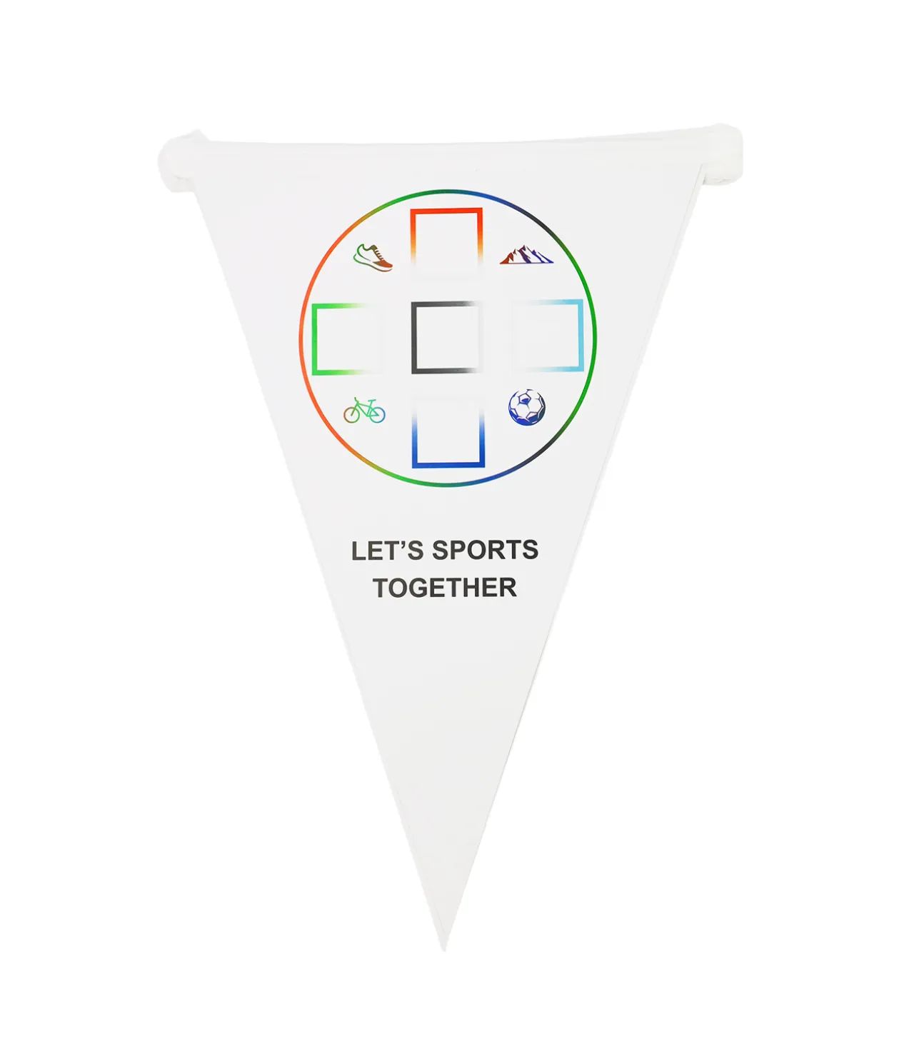 Sports String Flags 12pc 19 x 28cm