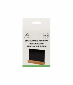 Square Desktop Blackboard 10×2.4×8.5cm 6pc