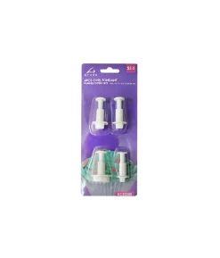 Square Fondant Plunger Cutter 4pc
