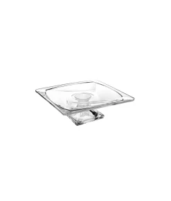 Square Glass Cake Stand 29.5×12.5cm