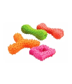 Squeaky And Spiky Latex Dog Toy Assorted
