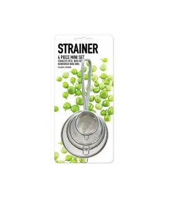 Steel Strainers 4pk