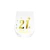 21 Stemless Wine Glass