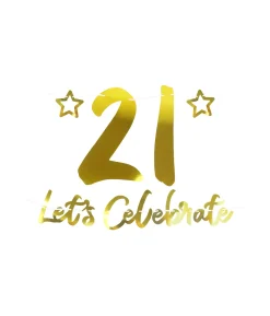 21st Let’s Celebrate Banner 1m