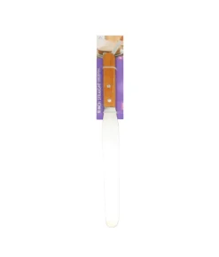 Straight Cake Spatula With Wooden Handle 10in