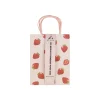 Strawberry Printed Paper Bags 27cm 3pk