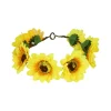 Sunflower Crown With Leafs
